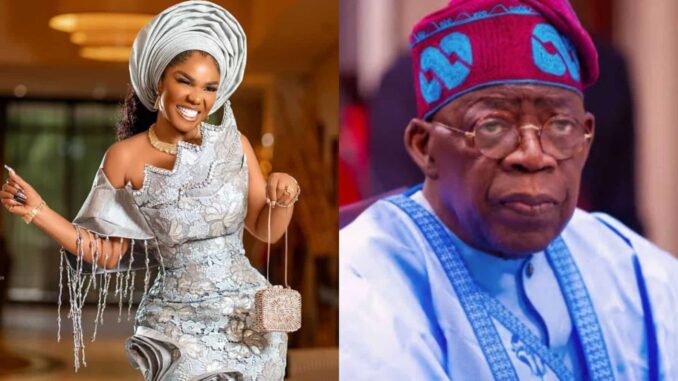 Iyabo Ojo and President Tinubu