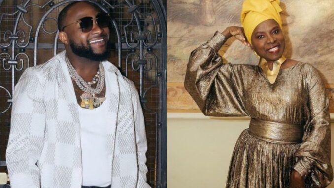 Davido and Angelique Kidjo